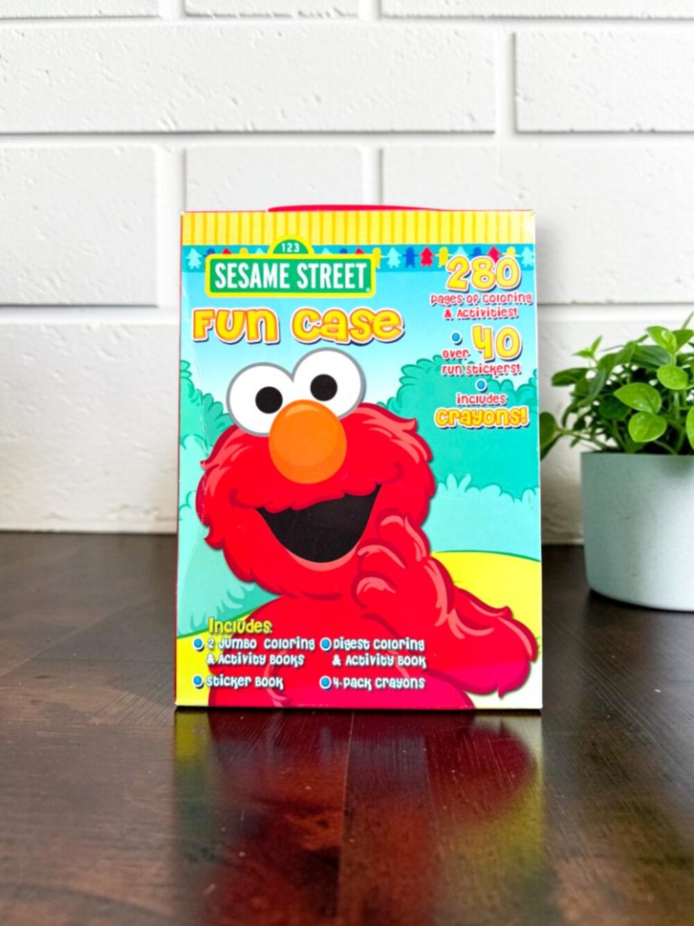 Sesame Street Fun Case  -  Coloring Pages, Stickers, Crayons, Activity Books